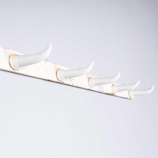 19th Century French Original Cast Iron Butchers Rack For Sale - Image 4 of 11