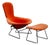 Set of Bird Armchair and Ottoman by Harry Bertoia for Knoll International, 1970s For Sale