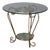 Vintage Italian Gilded Brass and Glass Coffee Table, 1950s For Sale