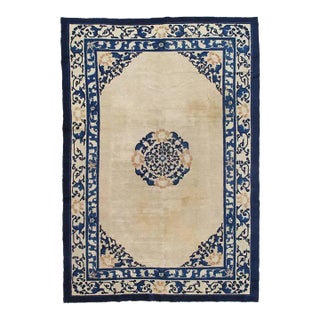 Late 19th Century Antique Chinese Rug For Sale