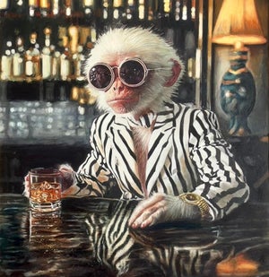The Monkey Business Man Giclee Reproduction Print by Serge