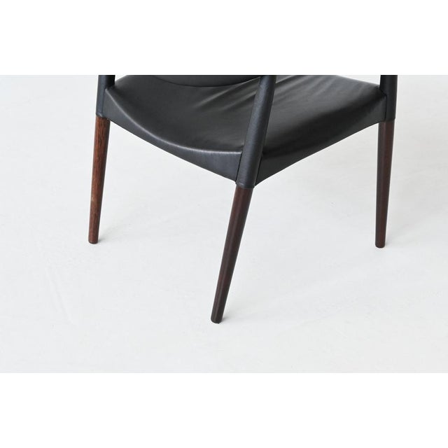 Armchair in Rosewood by Ejner Larsen for Willy Beck, 1950s For Sale - Image 15 of 18