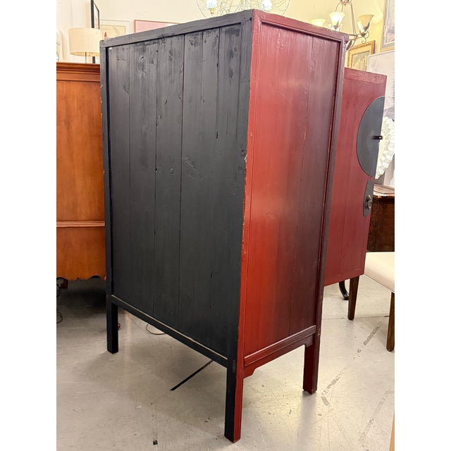 Vintage Chinese Wedding Cabinet For Sale In San Francisco - Image 6 of 12