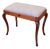 Piano Stool in Stained Birch with Storage, 1950s For Sale