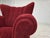 Vintage Danish Relax Chair in Red Furniture Wool, 1950s For Sale - Image 4 of 18
