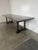 Monumental Spanish Revival Style Walnut Trestle Dining Table With Hand-Hewn Top For Sale - Image 4 of 8