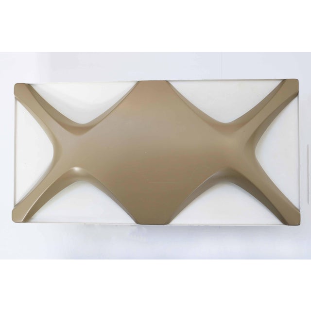 Metal Large Cross Oyster Wall Lamp by Klaus Link for Neuhaus Leuchten, 1960s For Sale - Image 7 of 11