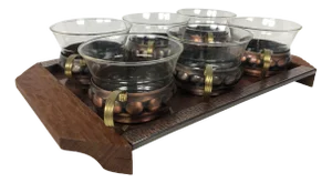 Tea Set by Schott & Gen Mainz, 1970s, Set of 7