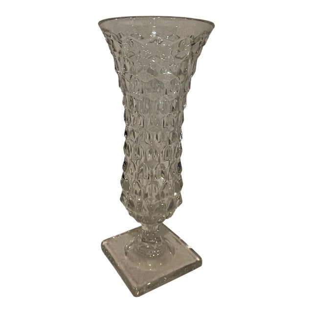Mid 20th Century Fostoria Footed Vase For Sale
