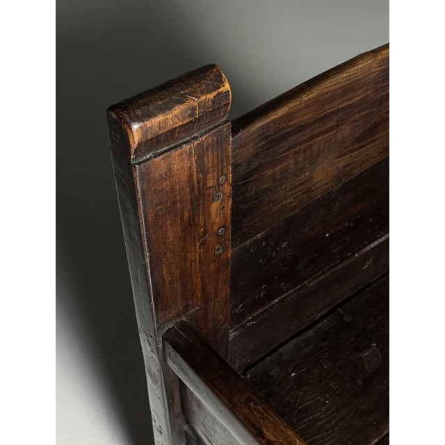 Wood Spanish Chair, 18th Century For Sale - Image 7 of 16