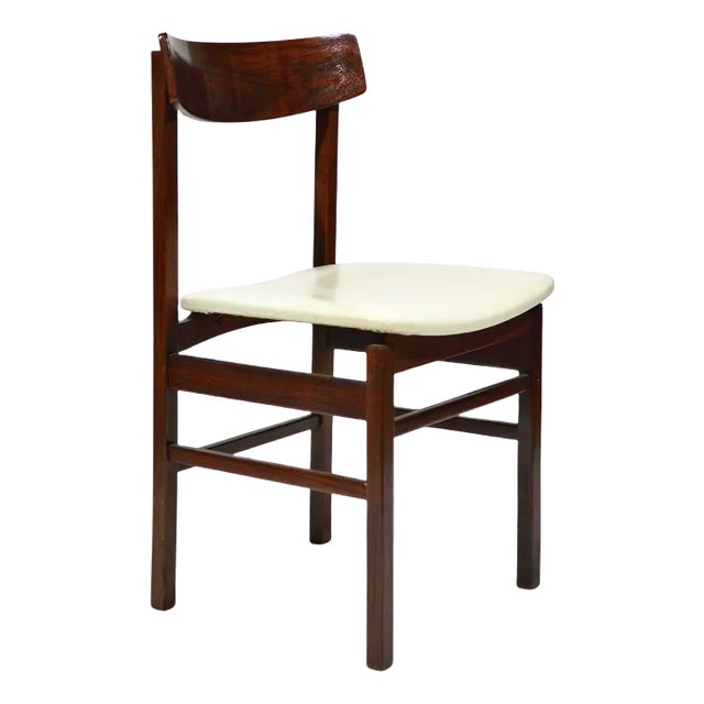 Vintage Italian Rosewood Dining Chairs, 1960s, Set of 6 For Sale