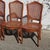 Vintage Louis XV Style Wood and Cane Dining Chairs, 1980s, Set of 4 For Sale - Image 4 of 18