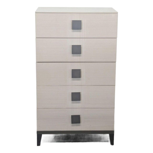 Alf + DaFre Mont Blanc Modern 5-Drawer Dresser in Light Wood Finish For Sale