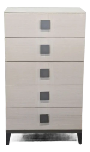 Alf + DaFre Mont Blanc Modern 5-Drawer Dresser in Light Wood Finish
