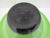 Green Donald Carlson Apple Green Large Studio Art Glass Fluted Footed Bowl For Sale - Image 8 of 9