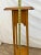 Brown Vintage Lane Wood Plant Stand Museum Folk Art Pedestal Tall Accent Table For Sale - Image 8 of 14