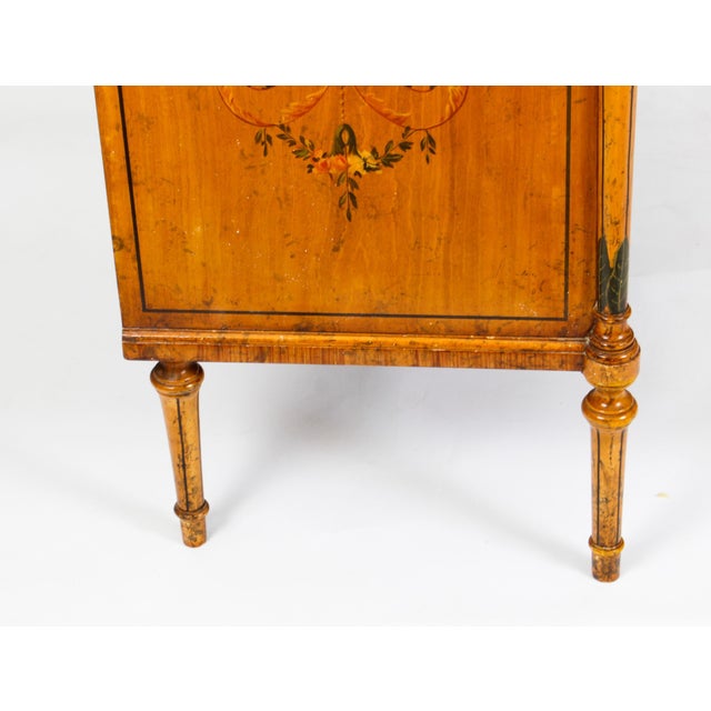 Antique Adam Revival Satinwood Side Cabinets, 1800s, Set of 2 For Sale - Image 15 of 18