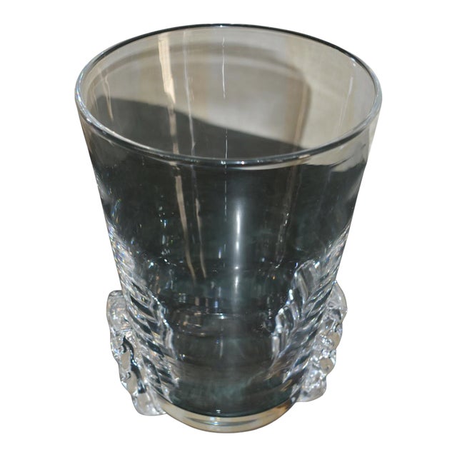 Vintage Stuben Art Deco Style Crystal Vase For Sale