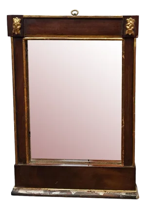 Small Antique German Empire Mirror, 1800