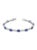 Early 21st Century 18k Gold Blue Sapphire 3.62ct & Diamond 0.39ct Bracelet For Sale - Image 5 of 6