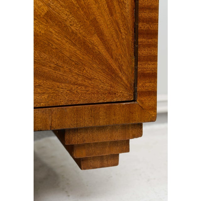 Jean-Michel Frank Inspired Exquisitely Crafted Parquetry Cabinet For Sale - Image 10 of 11