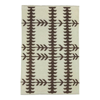 Turkish Kilim Oriental Handmade Flatweave 3' x 4'6" #18160 For Sale