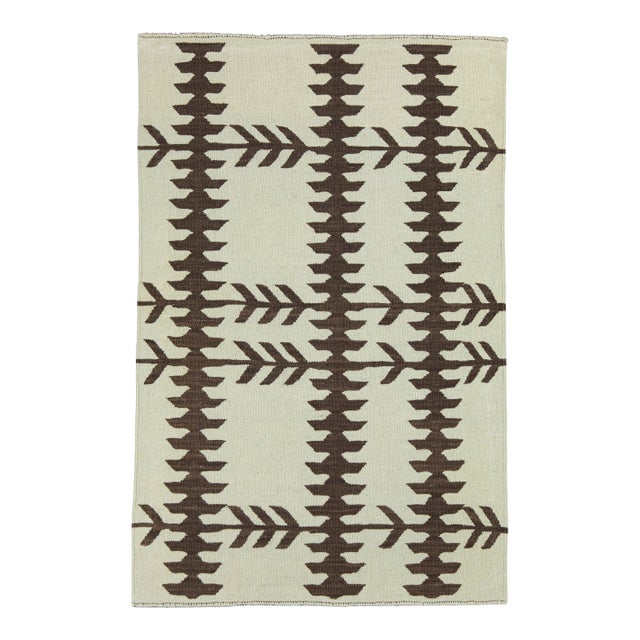 Turkish Kilim Oriental Handmade Flatweave 3' x 4'6" #18160 For Sale