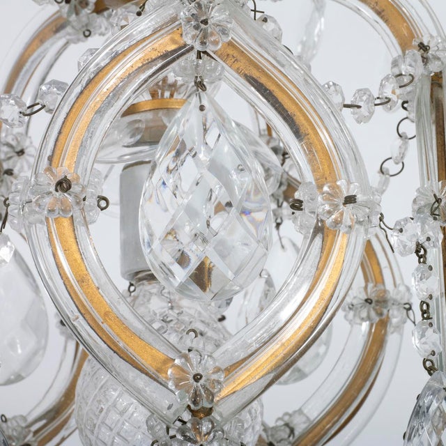 1930s 1930s Maria Theresa style crystal pendant For Sale - Image 5 of 9