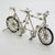Vintage Italian Handmade Genuine Silver Tandem Bicycle Figurine, 1980s For Sale - Image 4 of 12