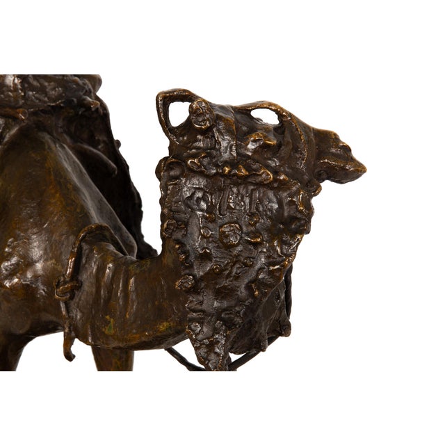 Italian Antique Bronze Sculpture “Flight From Egypt” (1892) Ernesto Bazzaro For Sale - Image 16 of 18