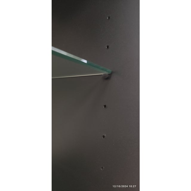 Black Living Room Shelf by L. Acerbis and G. Stoppino for Acerbis International, 1987 For Sale - Image 8 of 14