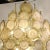 Modernist 10-Tier Handblown Topaz Murano Glass Disc Chandelier W/ Brass Fittings For Sale - Image 14 of 17