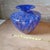 Mid-Century Modern Vintage Azzurro Italy Hand Blown Italian Art Glass Vase For Sale - Image 3 of 5