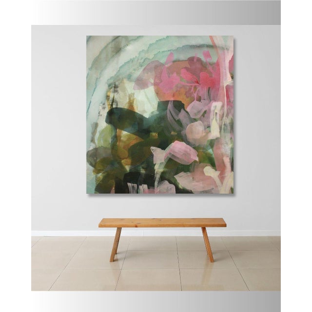 "Laugh, Kookaburra, Laugh" Original Abstract Contemporary Painting by Mel Rea For Sale - Image 4 of 4