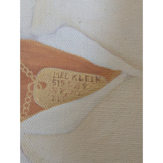 Late 20th Century Portrait of Man With Coca Cola Bottle Framed Acrylic Painting by Larry Zingale For Sale - Image 4 of 5