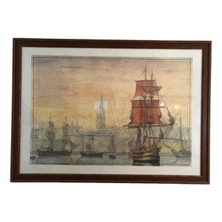 Letestu, Brittany, 1980s, Offset Print For Sale