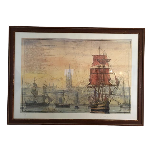 Letestu, Brittany, 1980s, Offset Print For Sale