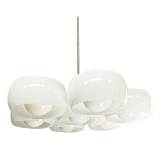 Italian Mid-Century Modern Eptaclinio Chandelier attributed to Vico Magistretti for Artemide, 1970s For Sale