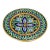 Vintage Hand-Painted Deruta Geometric Majolica Wall Plate - 6.5" For Sale