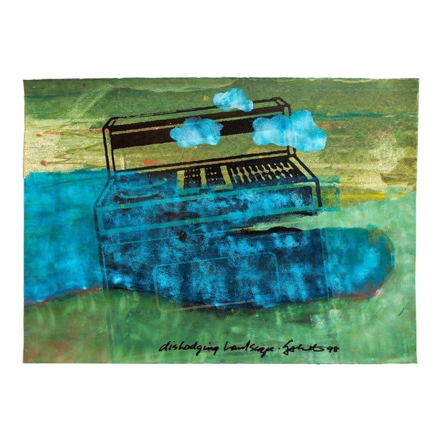 Iain BaxterIain Baxter& "Dislodging Landscape" Conceptual Monoprint Painting For Sale