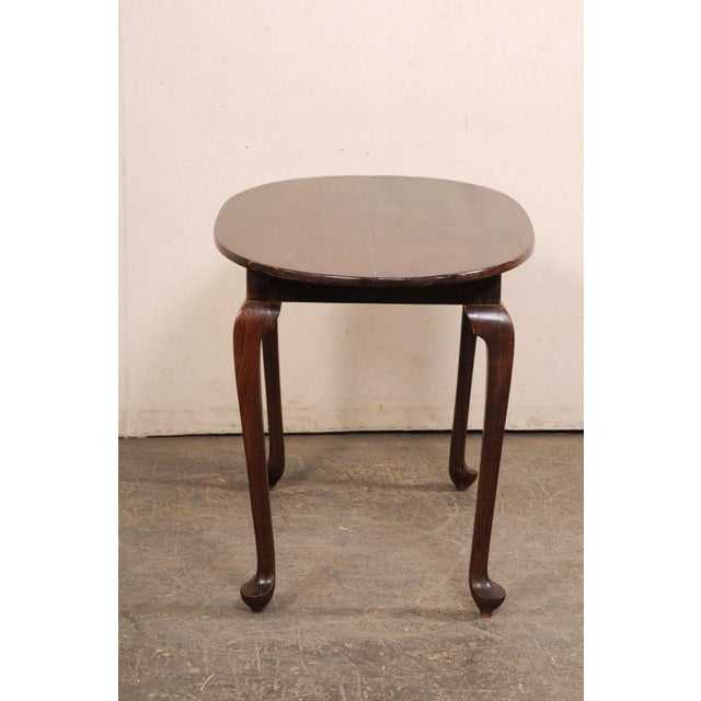 A British Colonial Rosewood Oval Table For Sale - Image 10 of 11