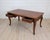 Mid 20th Century Louis XV Style Flat Center Desk in Walnut and Elm For Sale - Image 5 of 9