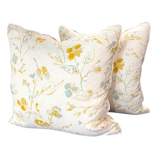 Fabricut Designer Decorative Throw Pillows – 22" X 22" For Sale