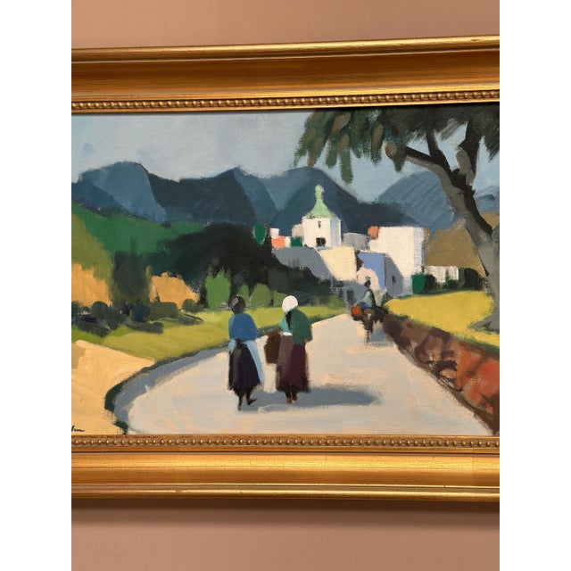 Stig Wernheden, Kreta, 1960s, Oil on Canvas, Framed For Sale - Image 16 of 18