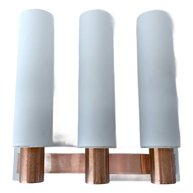 Vintage Sconce in Glass from Kaiser, 1960s For Sale