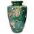 Late 20th Century Vintage Golf Motifs Emerald Green Porcelain Vase For Sale - Image 5 of 10