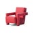 Red Baby Utrecht Armchair by Gerrit Thomas Rietveld for Cassina For Sale - Image 3 of 9