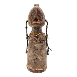 Early 20th Century Tikar Clay House God 10inch Cameroon For Sale
