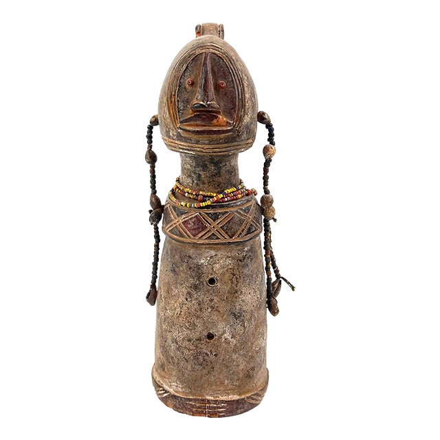 Early 20th Century Tikar Clay House God 10inch Cameroon For Sale