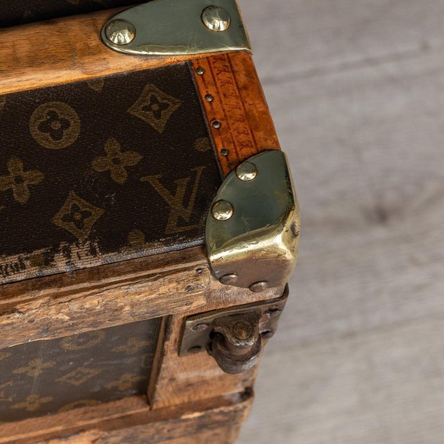 20th Century Trunk in Monogram Canvas from Louis Vuitton, France, 1930s For Sale - Image 3 of 18